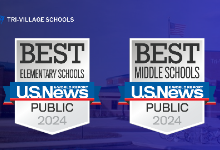 U.S. News & World Report Recognizes Tri-Village Local Schools among the 2024 Best Elementary and Junior High Schools